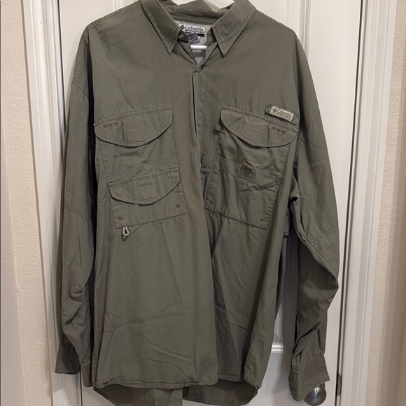 Columbia Men’s PFG Long Sleeve Shirt - Picture 1 of 4